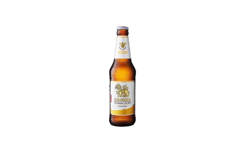シンハービールのボトル